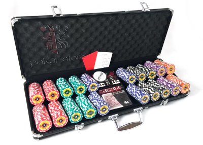 Набор для покера Crown 500 фишек Номиналы 5, 10, 50, 100, 500 и 1000
Сумма номиналов = 91500