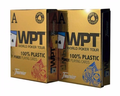 Карты для покера &quot;Fouriner WPT Gold&quot; синие 