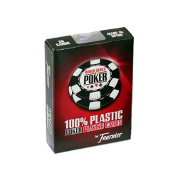 Карты для покера "Fouriner WSOP" 100% пластик, Испания