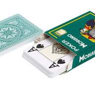 Карты для покера "Modiano Poker" 100% пластик, Италия, зеленая