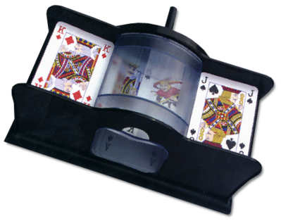 Машинка для перемешивания игральных карт с ручным механизмом Машинка для перемешивания карт с ручным механизмом
Машинка тасует и выдает карты
Производство: Австрия Piatnik